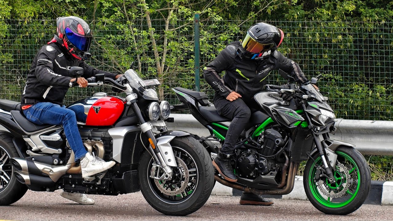 Z900 The Monster VS Rocket 3GT RACE | Ye Hua Comparison!!