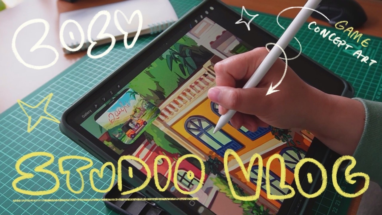 STUDIO VLOG | Спокойные будни концепт-художника в инди-студии разработки игр
