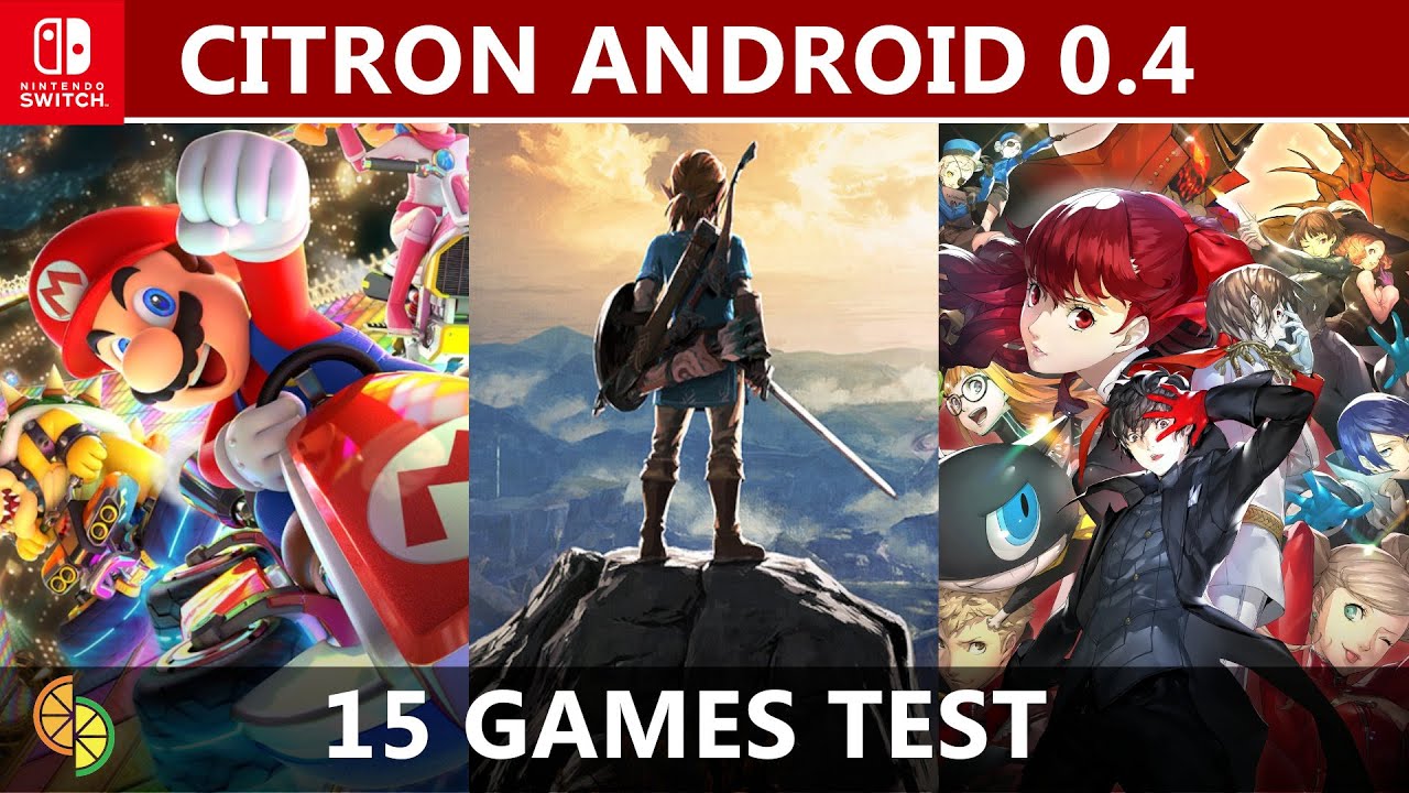 15 Switch Games Test on CITRON ANDROID 0.4 | Snapdragon 732g | Redmi Note 10 Pro