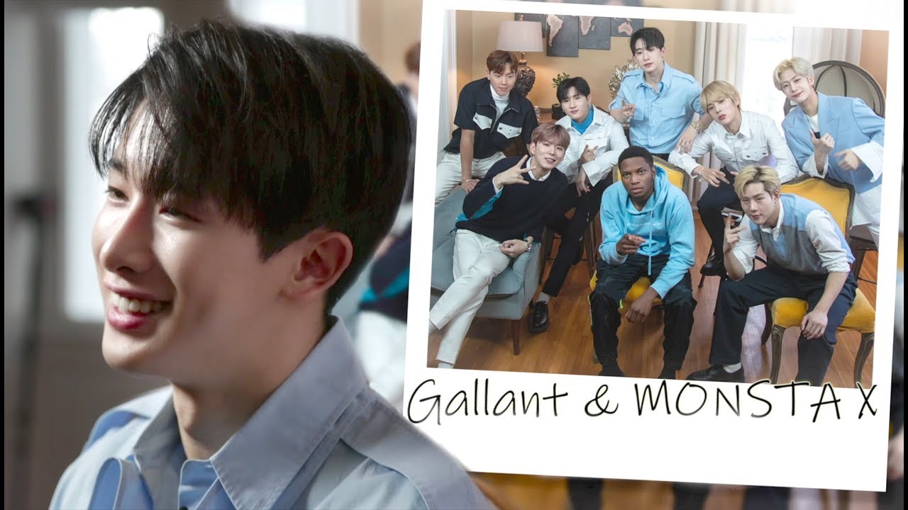 Working with idol groups?! On set with MONSTA X & Gallant