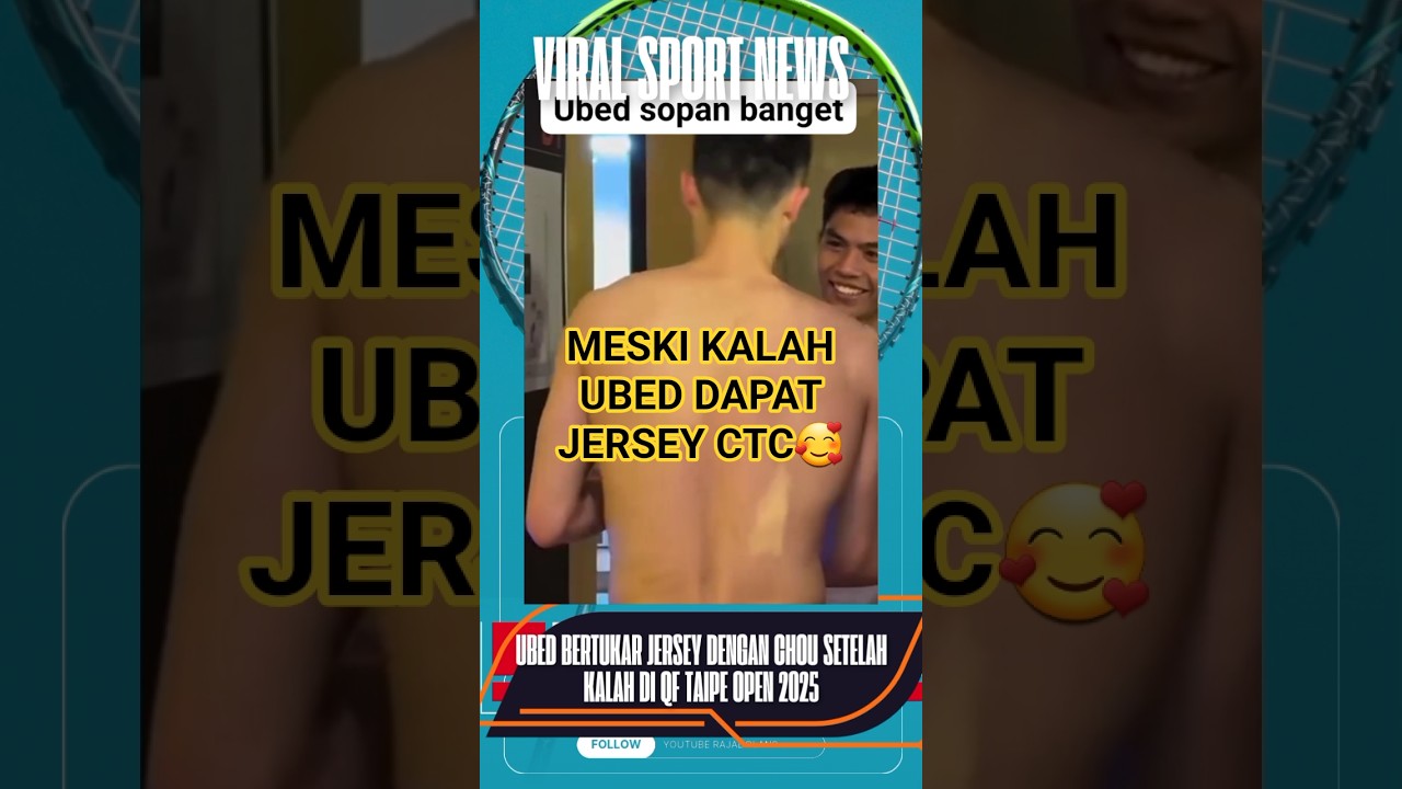 UBED 17 TAHUN ATLET MASA DEPAN INDONESIA #ubed #taipeopen2025 #choutienchen #badminton