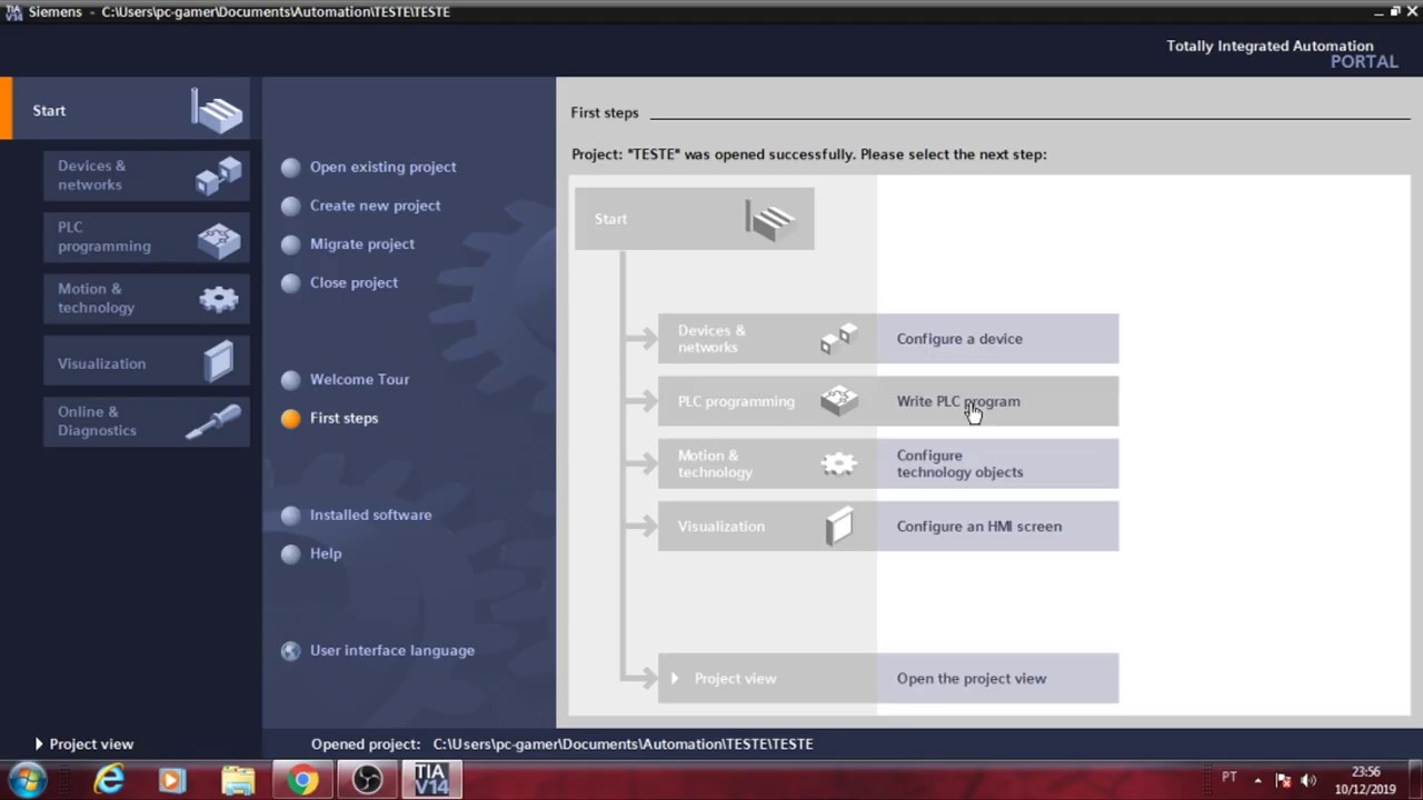 دروس البرمجة ـ الكهرباء والأنظمة التلقائية الصناعية PROGRAMMATION SIEMNES TIA PORTAL V14 (LA BASE)