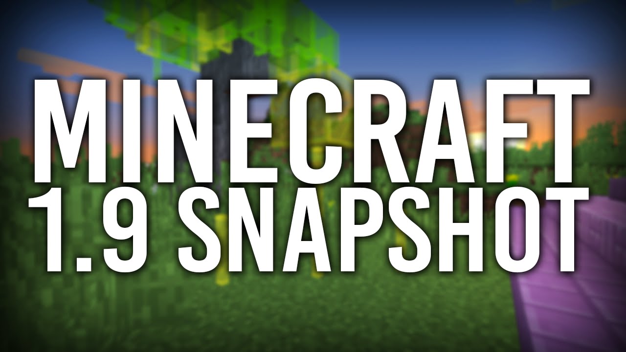 Minecraft 1.9 Update!
