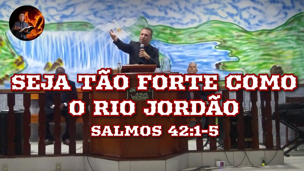 JORDÃO O RIO DE DEUS - Ev Anderson Machado #pregação