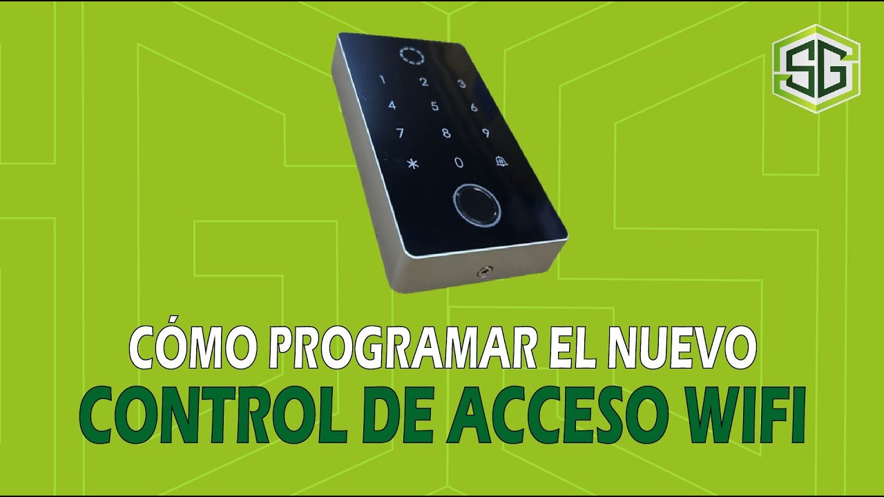 Cómo PROGRAMAR el NUEVO CONTROL DE ACCESO WIFI | Programación manual y por aplicación