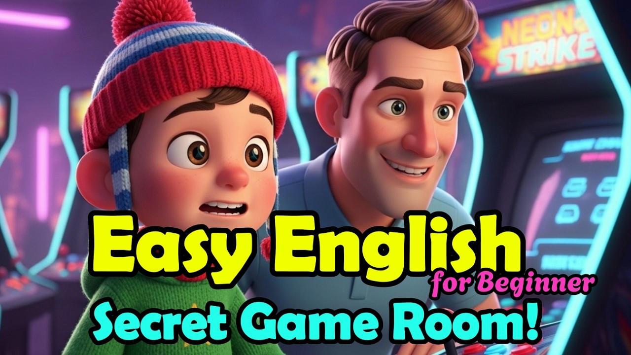 A Secret Arcade After 20 Years! - Easy English Story for Beginners | #easyenglish