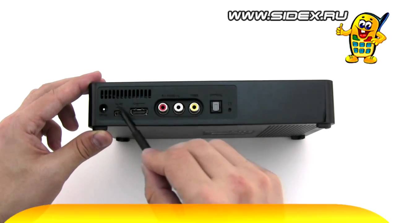 Sidex.ru: Видеообзор HD медиаплеера WD Elements Play 1 Tb (rus)
