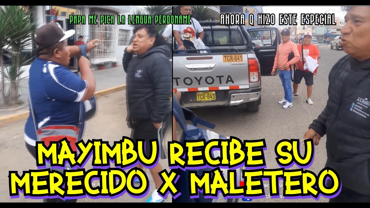 MAYIMBU RECIBE SU MERECIDO DE PEPE ROCKY Y CHINO RISAS X LATERO JAJAJAJA MAS ESPECIAL JOSE LUIS