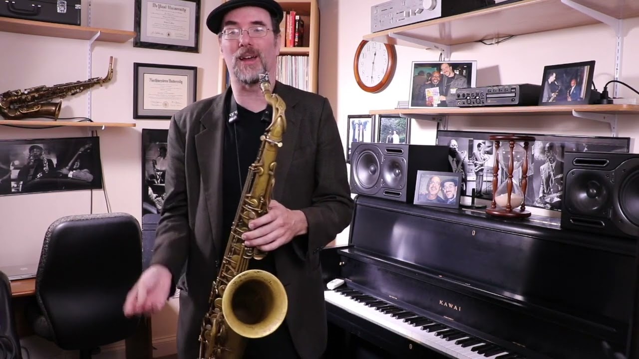 Greg Fishman Saxophone Lesson - Using major scales to learn intervals