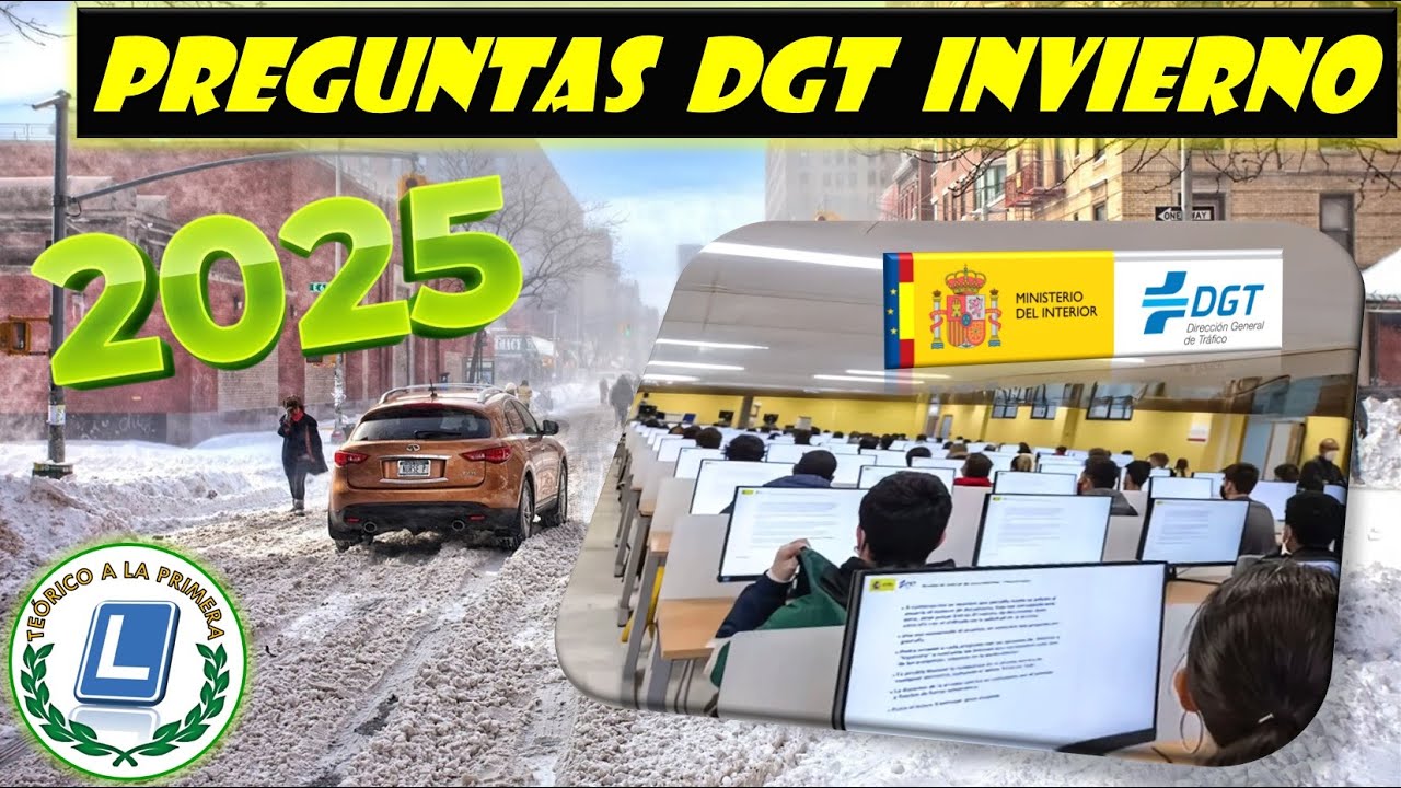 PREGUNTAS DGT INVIERNO 2025