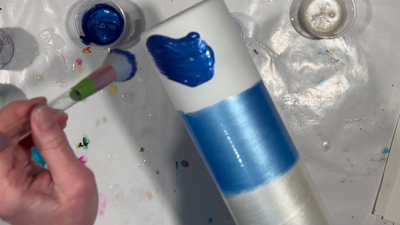 Painting with Mica-Glues, MNG Wanderlust Box April 2022