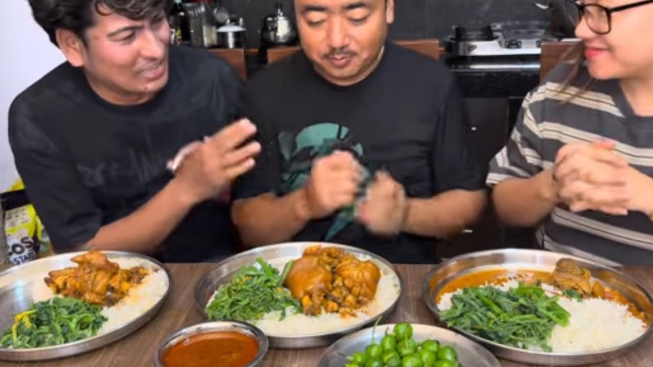 Pork feet को अचार संग मस्त Gurung Sir, लखने दाजुको गफ गीत काईलीको signature हसाई #entertainment 
