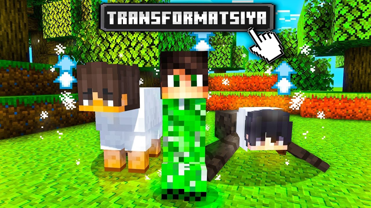 🥶Minecraft lekin, Biz Hoxlagan hayvonga aylana olamiz!