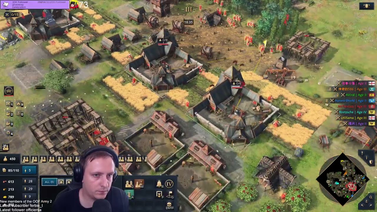 Free for all - Pure pressure from all sides - Age of Empires 4