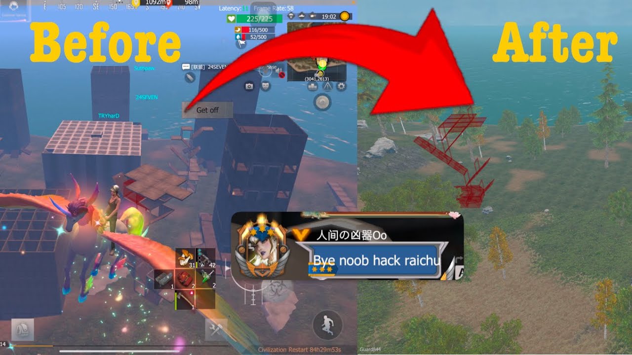 Ranked server 844🔥 | vs Oo & Singha | Oo #quitters | 4k60fps | #lastislandofsurvival