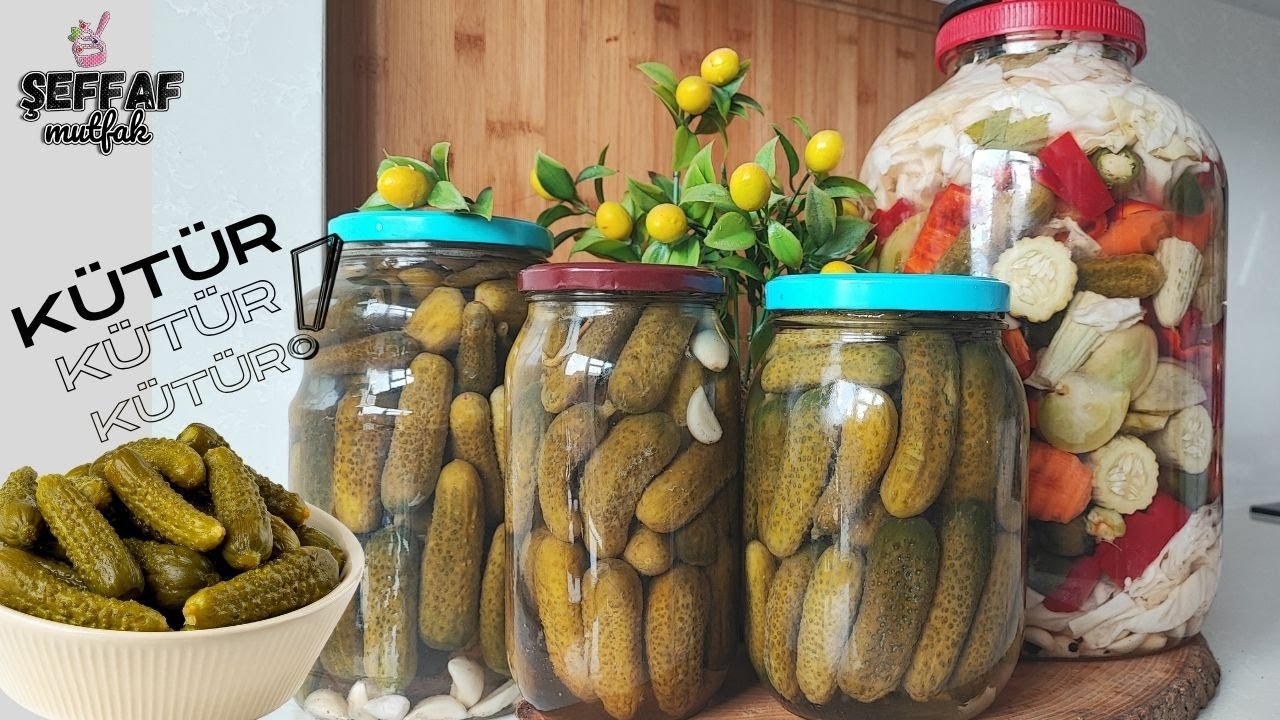 Suyu Berrak Kütür kütür Turşu Yapımı🤌🏻 ARTIK Turşu Kurmak Sizden Sorulur 🤗