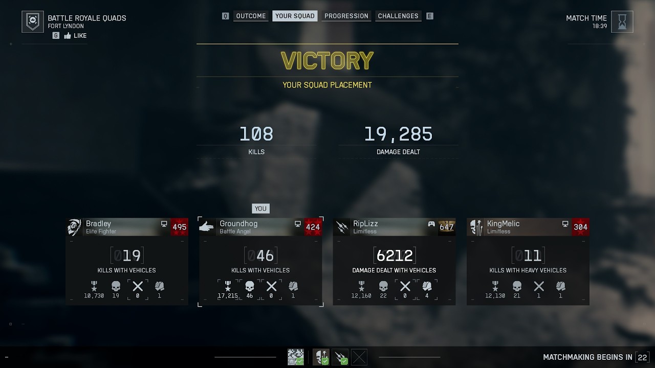 Battlefield 6 BR Quads Kill Record - 108 Kills