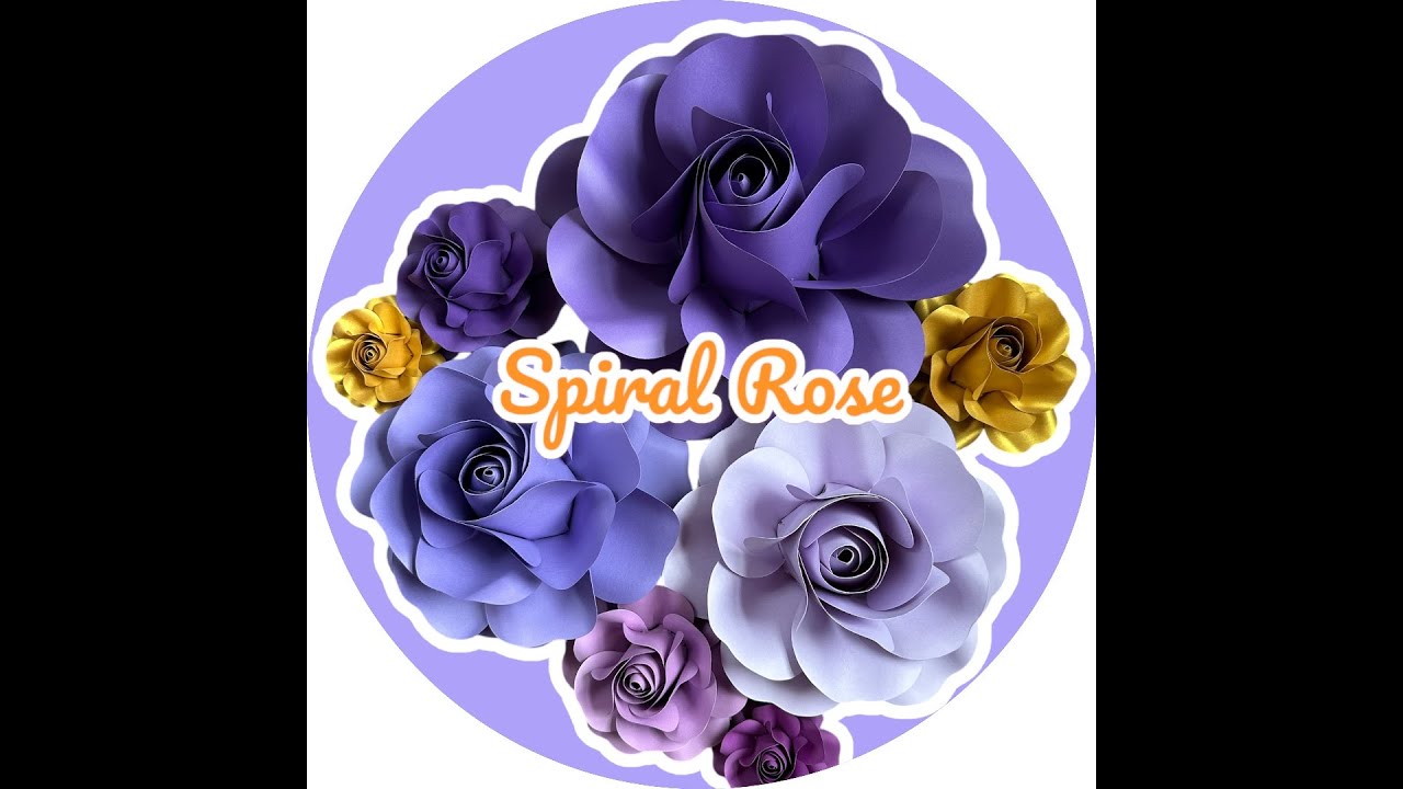 Spiral Rose Paper Flower Tutorial | DIY Rose