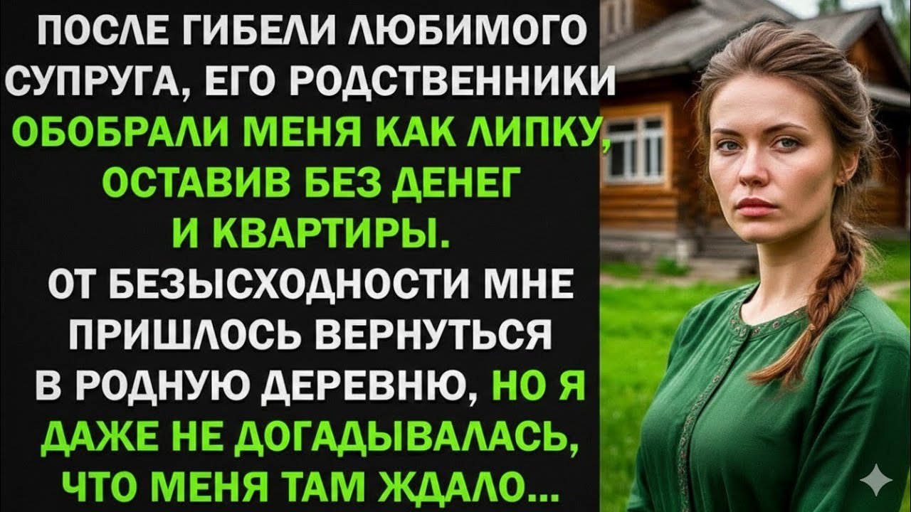 Родня мужа обобрала меня и выгнала из квартиры. Я не знала, что делать, но вскоре...