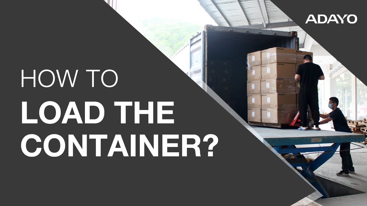 How to loading a shipping container of led spot ? | LED downlight conpany shipping container choose