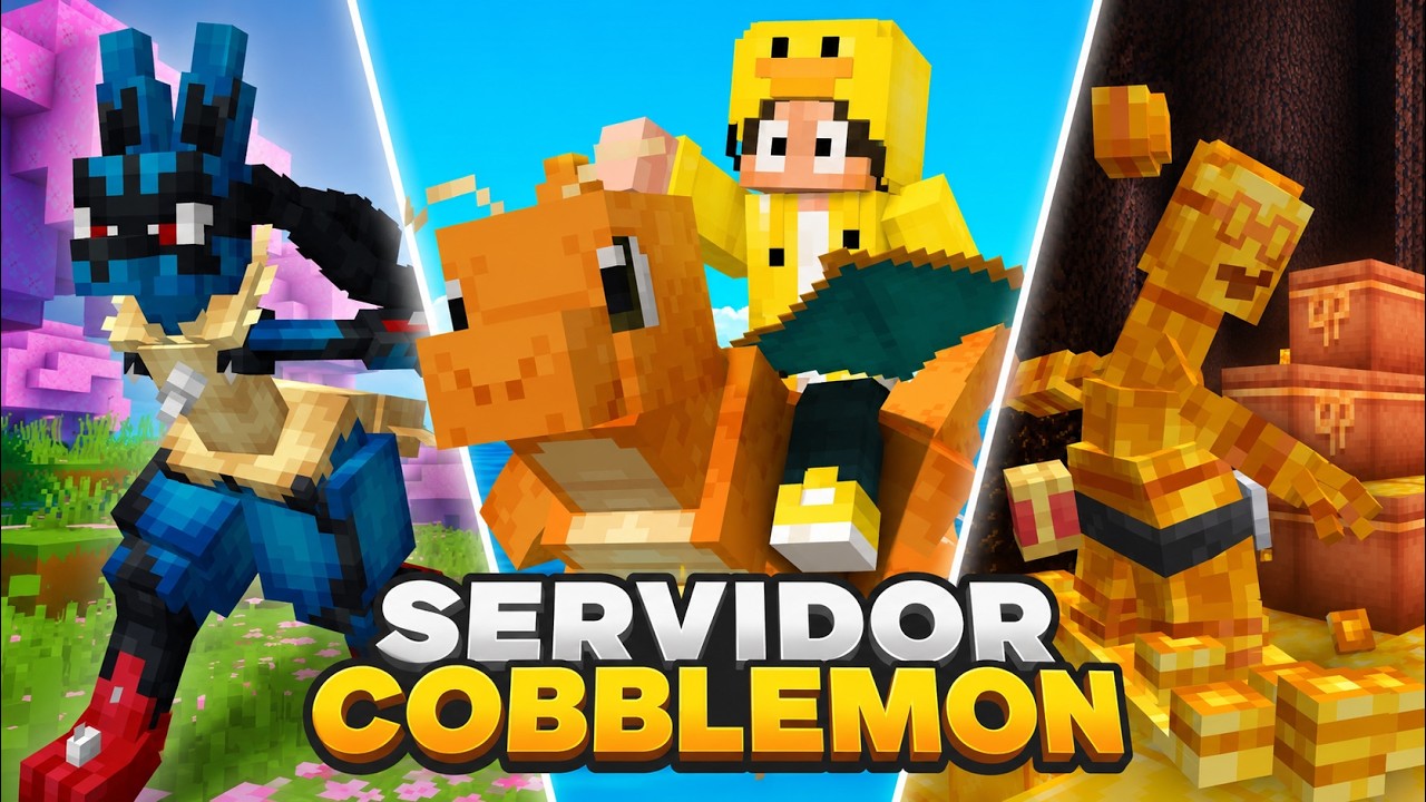 O MAIOR SERVIDOR DE COBBLEMON BRASILEIRO! - MUNDO COBBLEMON