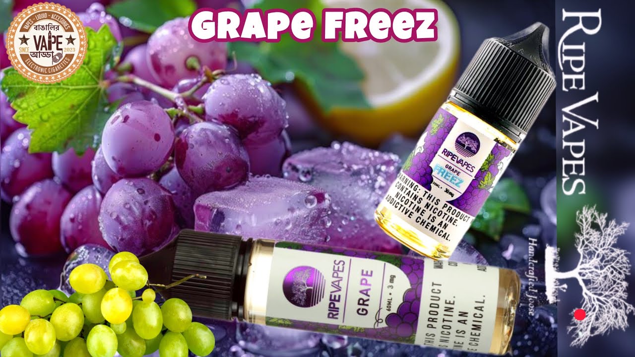 Secrets of Grape Freez RipeVapes #review