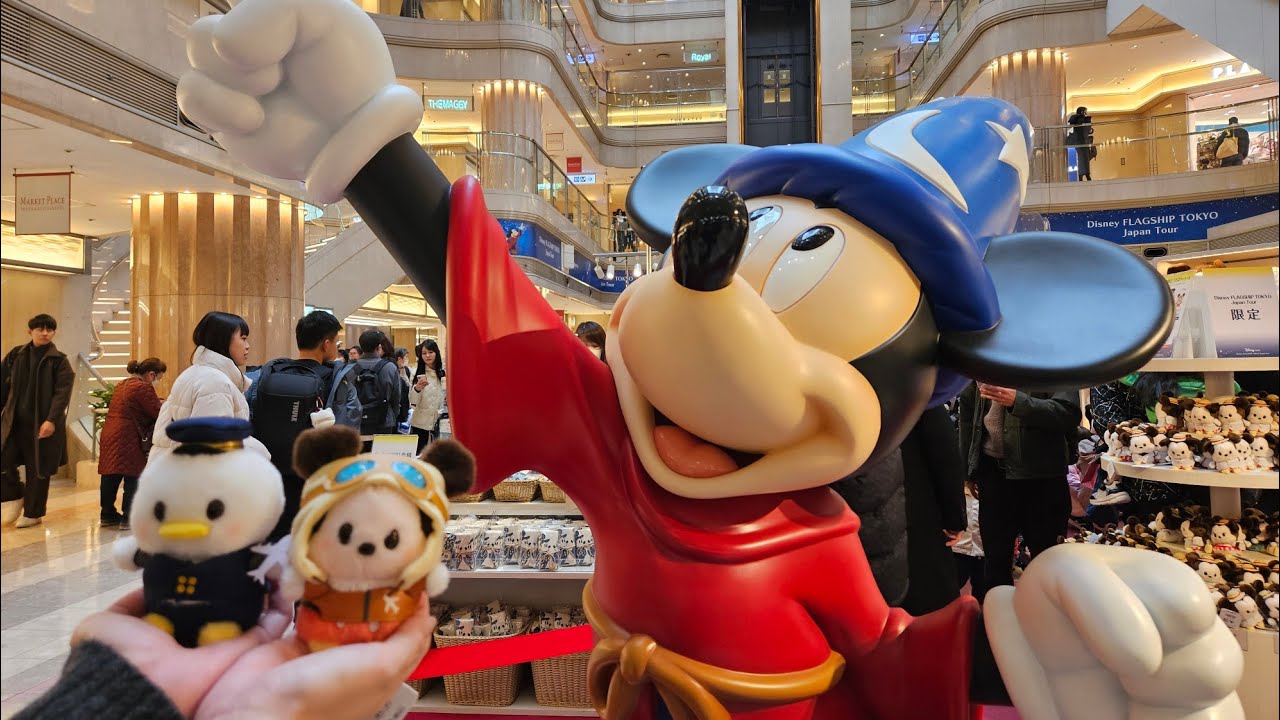 【ディズニーづくしの羽田空港】話題のカフェとディズニーストアに行ってきた！