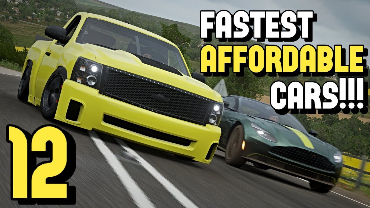 The 12 Fastest *AFFORDABLE* cars in FORZA HORIZON 4!!