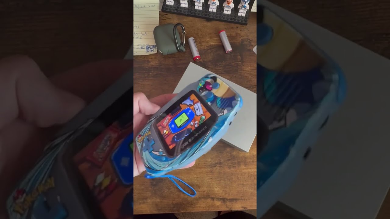 Customized Gameboy Blastoise Advance. Now available! #retrogaming #gameboymods #gameboy #nintendo