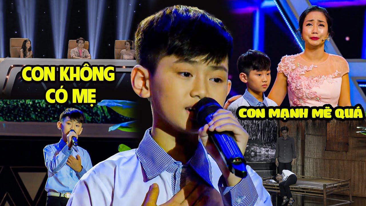 Siêu Nhí KHÔNG BIẾT MẸ LÀ AI Hát Tặng Người Cha Nghèo Dấu Yêu Khiến Giám Khảo OÀ KHÓC NỨC NỞ | THVL