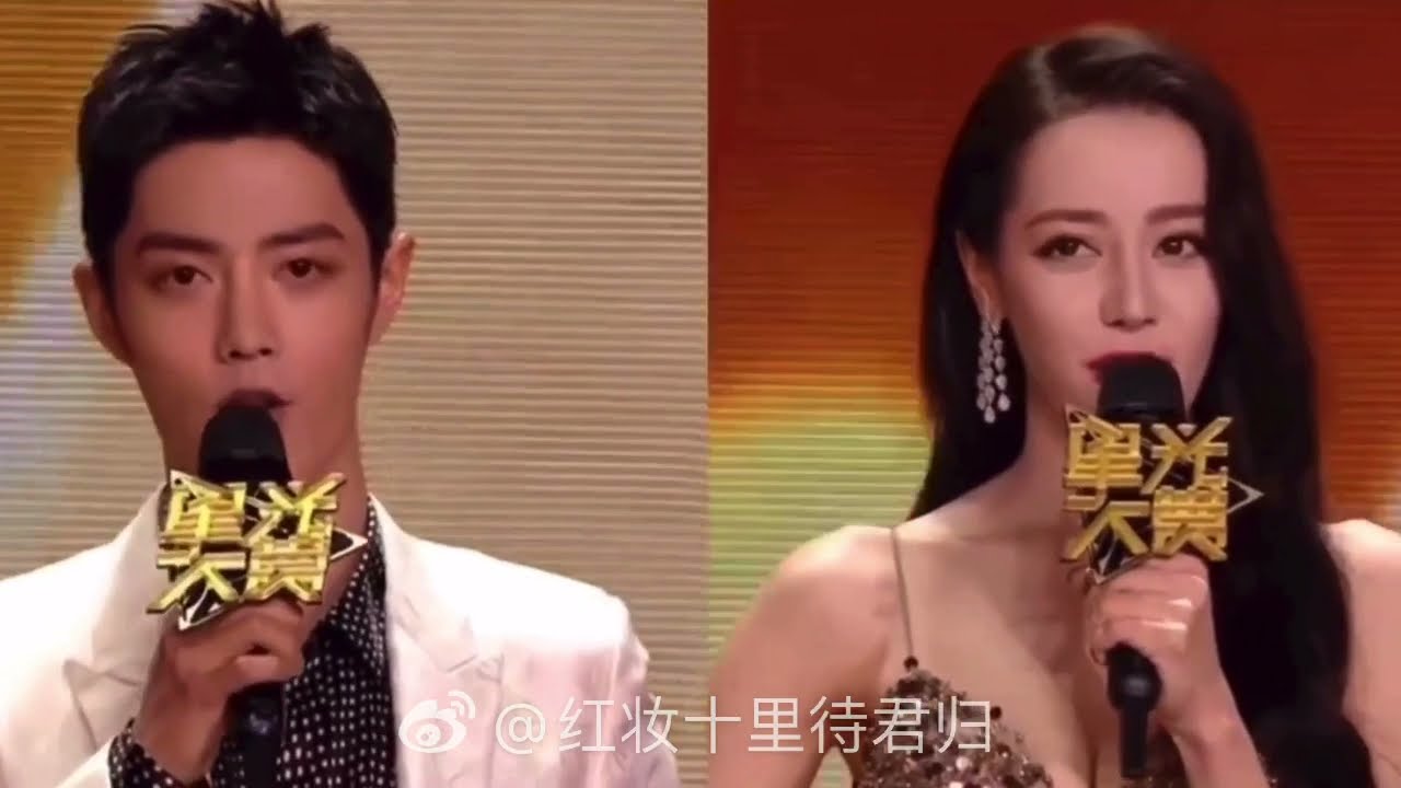 [ Tiêu Chiến x Địch Lệ Nhiệt Ba ]  Sweet moment — Tinh Quang Đại Thưởng 2020  #zhandi  #chiếnđịa