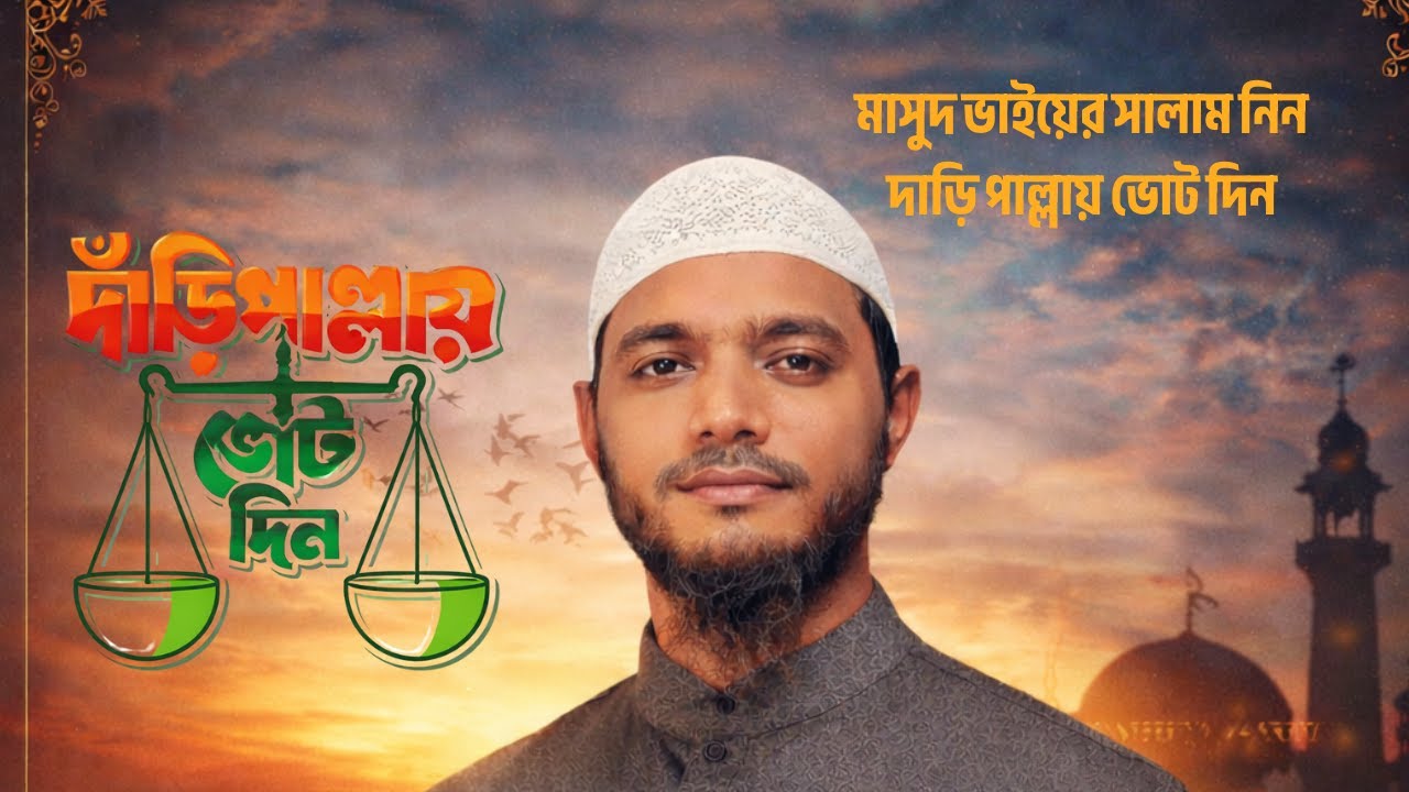 দাড়ি পাল্লায় ভোট দিন #electionmusicbd #electionbangladesh #electionnews #jamat #jamateislami