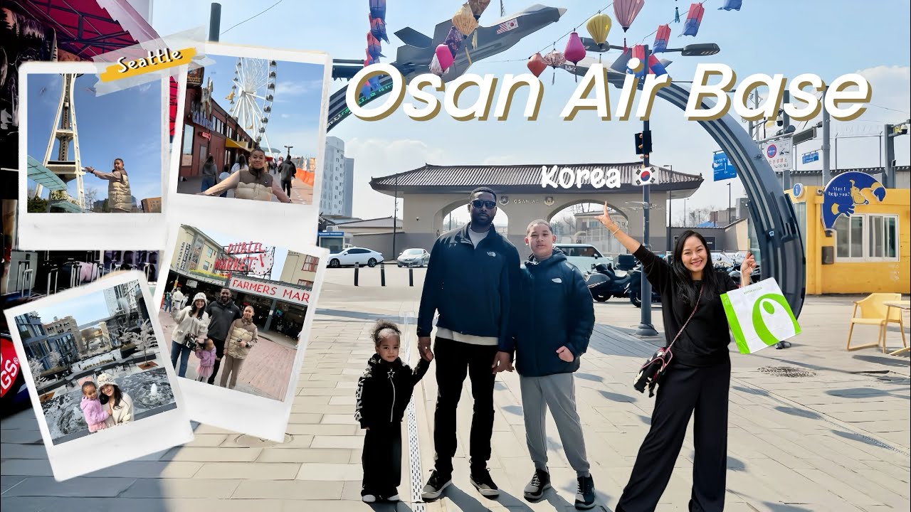 PCSing to South Korea | Traveling Vlog to Osan Air Base | 1st day in Korea 