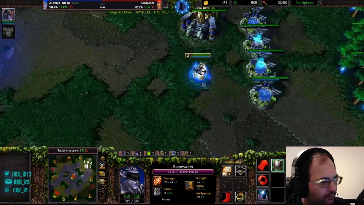 Game play #3 - Night Elf vs Human - Amazonia