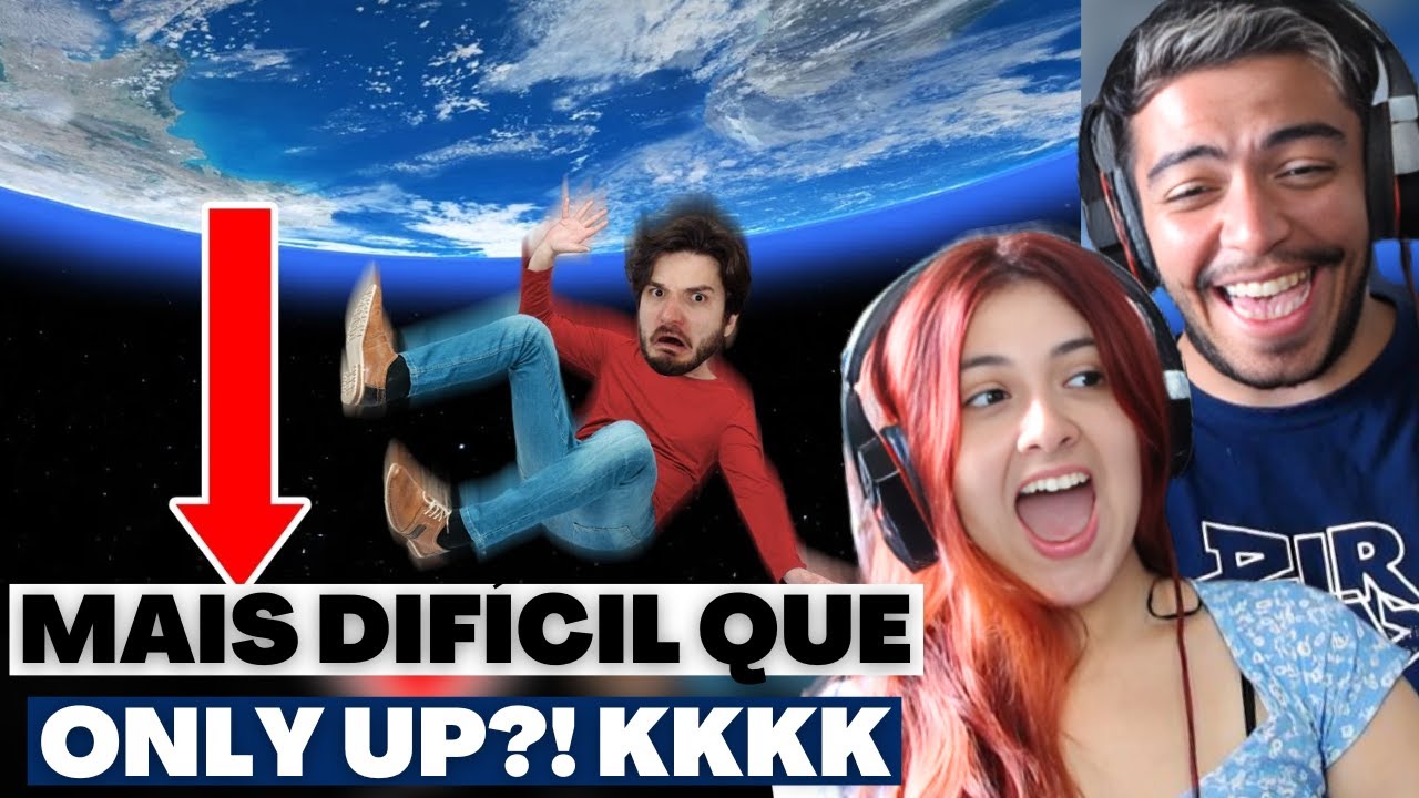 REACT JAZZGHOST EU ZEREI O ONLY DOWN MAS É MUITO MAIS DIFÍCIL!!!