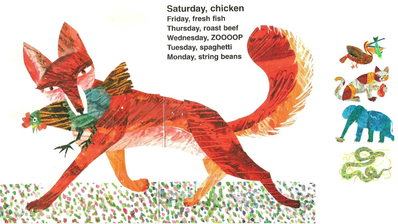 Today is Monday by Eric Carle Read Aloud | Learning Videos for Toddlers | Bedtime Stories for Kids