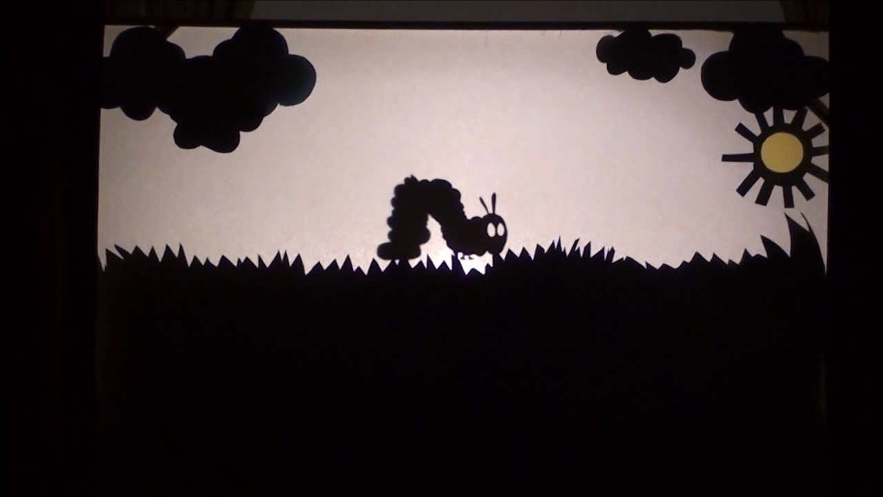 LA ORUGA GLOTONA EN TEATRO DE SOMBRA