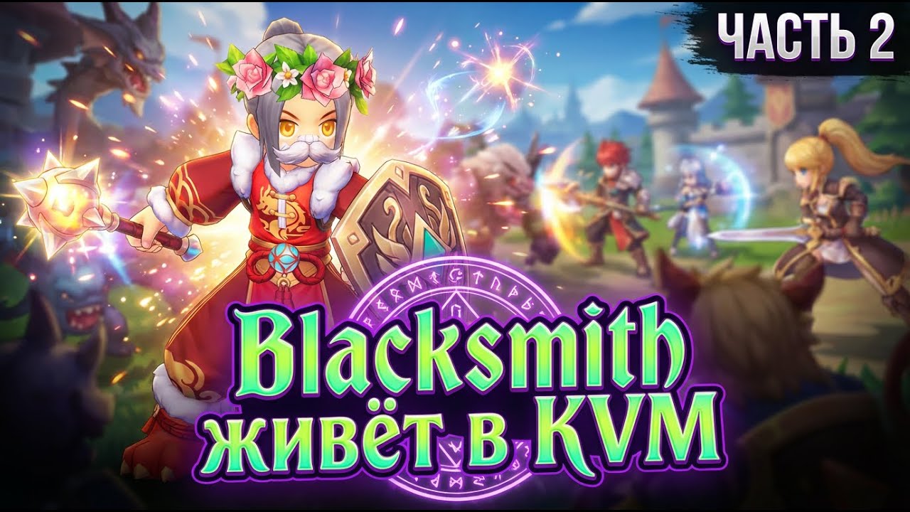 Этот Blacksmith ЖИВЁТ в KVM | ROX PvP 1-H Mace + Shield ЧАСТЬ 2