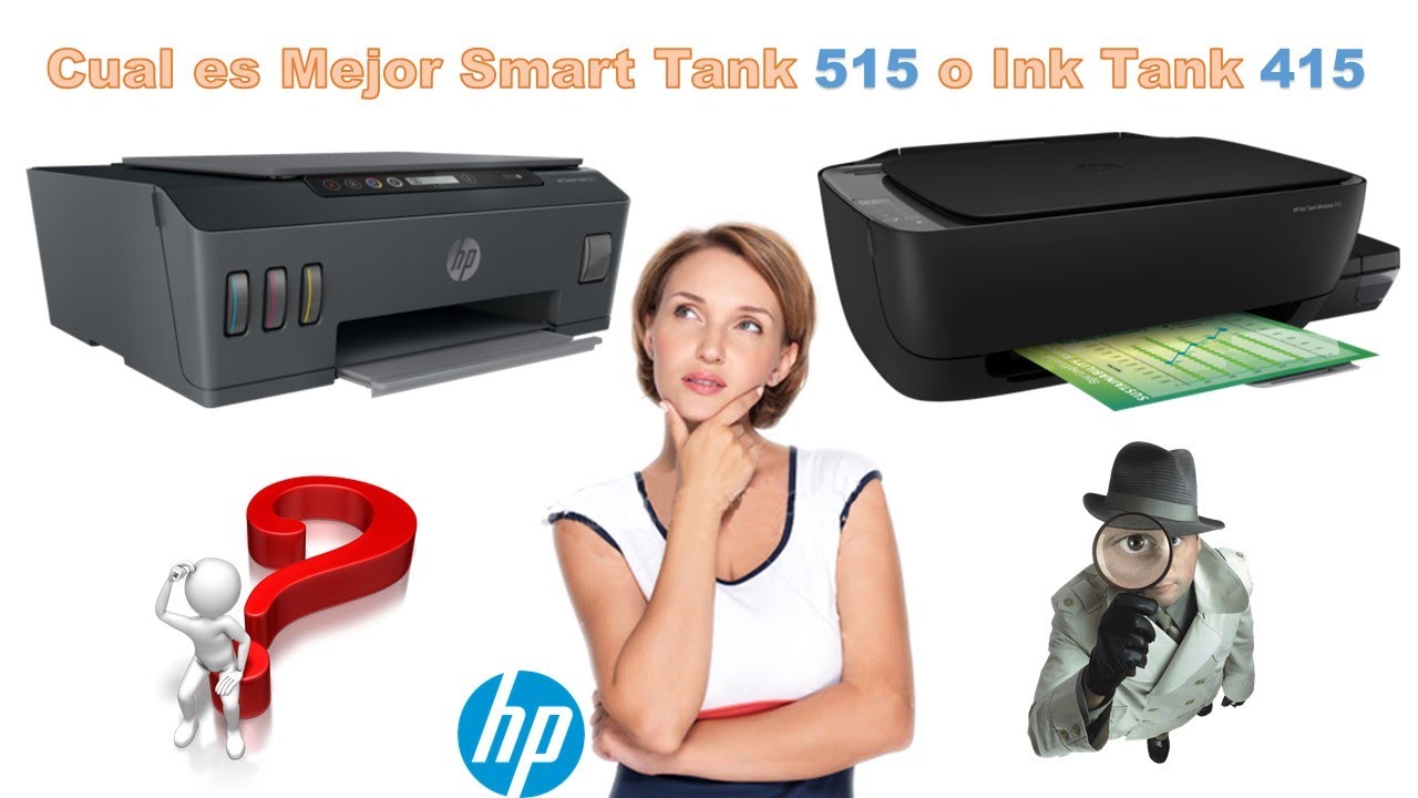 Diferencias entre impresoras🖨 Hp Ink Tank 415 y Smart Tank 515