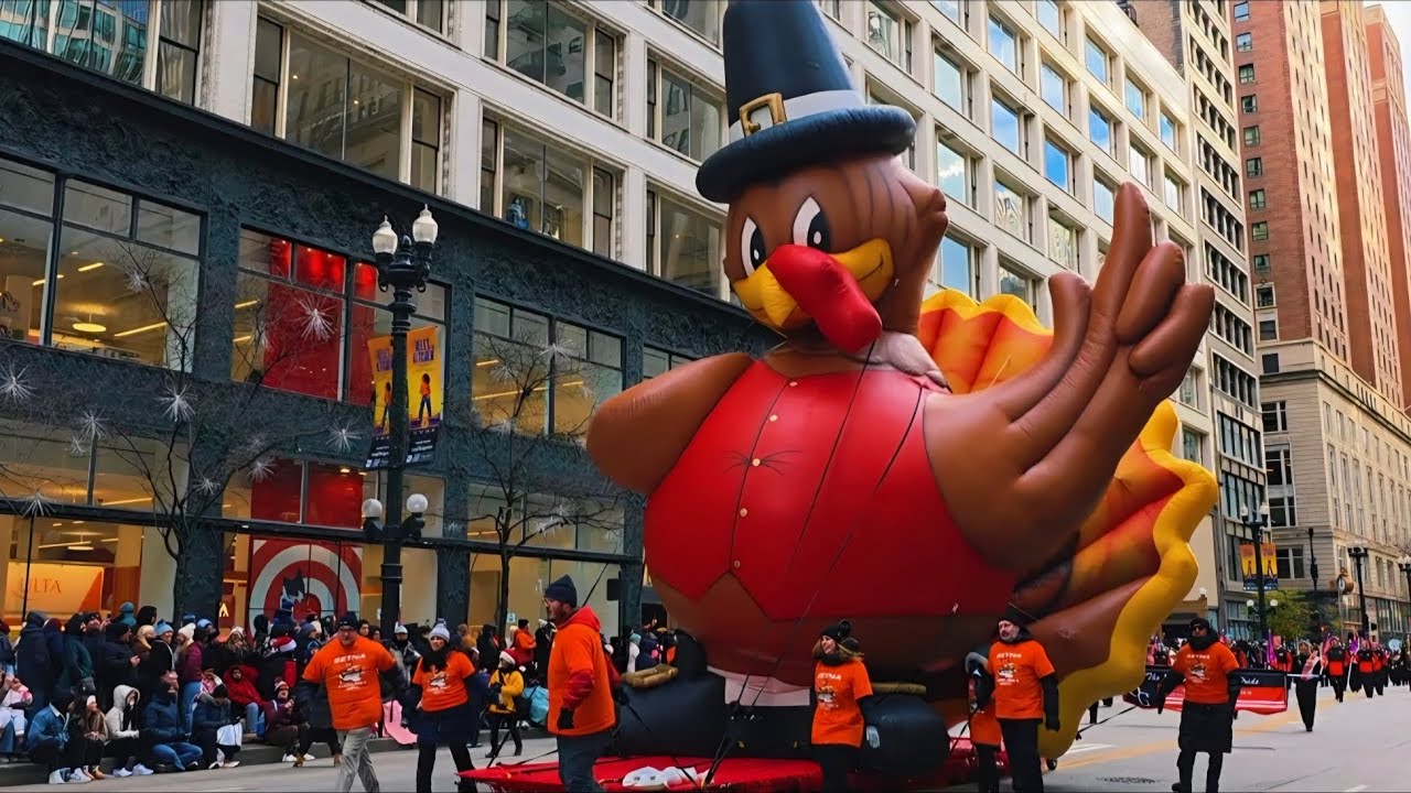 Chicago Thanksgiving Day Parade November 27th, 2025 On State street 