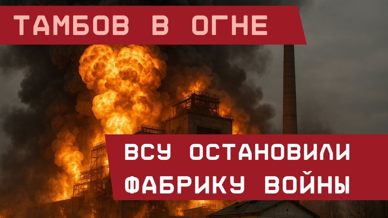 Ужасающие взрывы! ВСУ остановили пороховой завод по Тамбовом