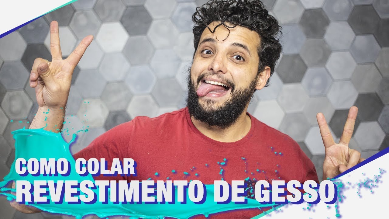 OLHA QUE INCRÍVEL O RESULTADO DA INSTALAÇÃO DO REVESTIMENTO DE GESSO HEXAGONAL DIY I I TEMP03EP55