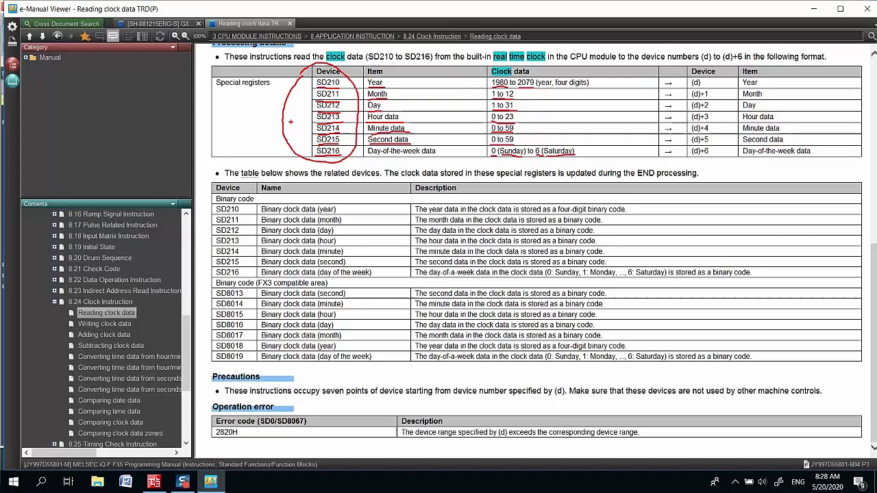 ิตอนที่ 12  การ Set clock และใช้งาน Real time clock , PLC MITSU FX5U , การเขียนโปรแกรม GX Works3