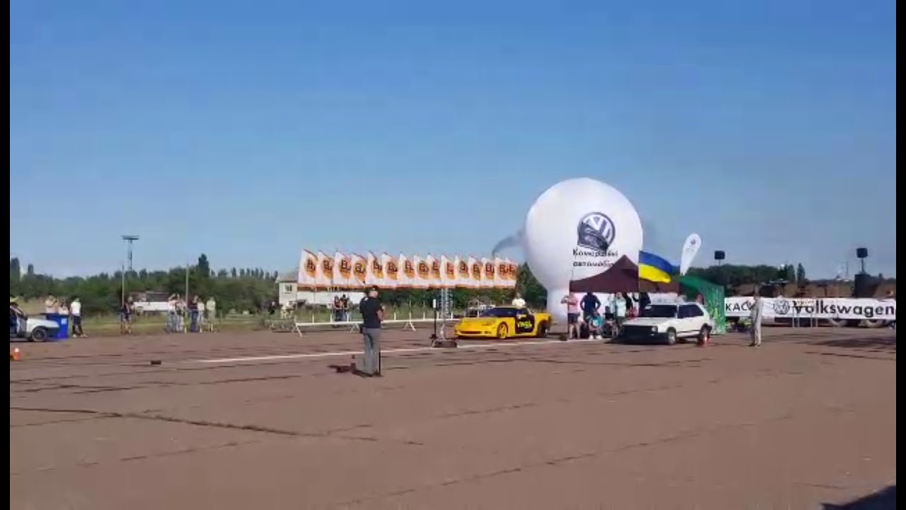 Драг Рейсинг Черкассы 15.07.2017 Golf2Turbo vs Chevrolet Corvette 600hp