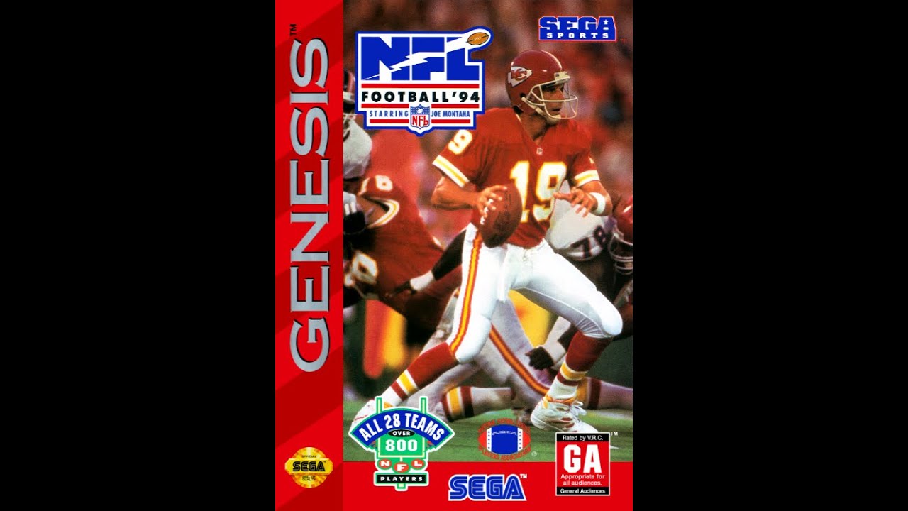 NFL Football '94 Starring Joe Montana | Sega Genesis Gameplay