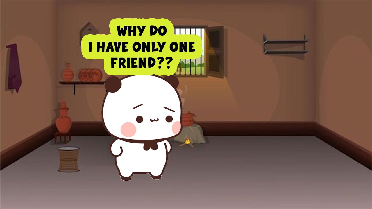 Bubu sad that she doesn't have enough friends | bubu dudu | Peach gomu