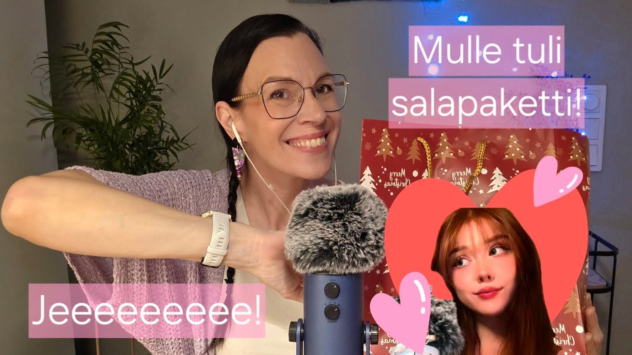 ASMR SUOMI / Sain @ASMRStarcie:lta SALAPAKETIN!!