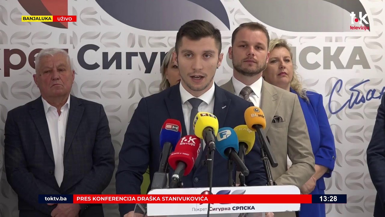 Pres konferencija Draška Stanivukovića (PSS)