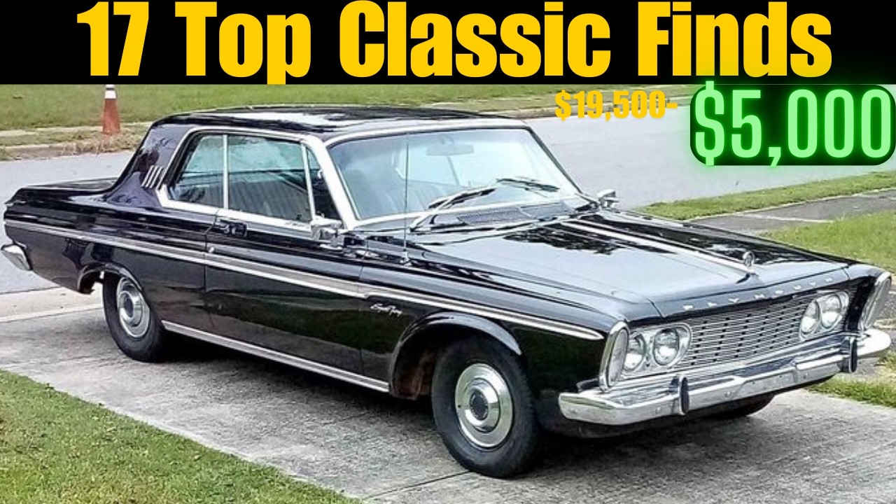 True Beauties: 17 Classic Cars For Sale Under $20,000