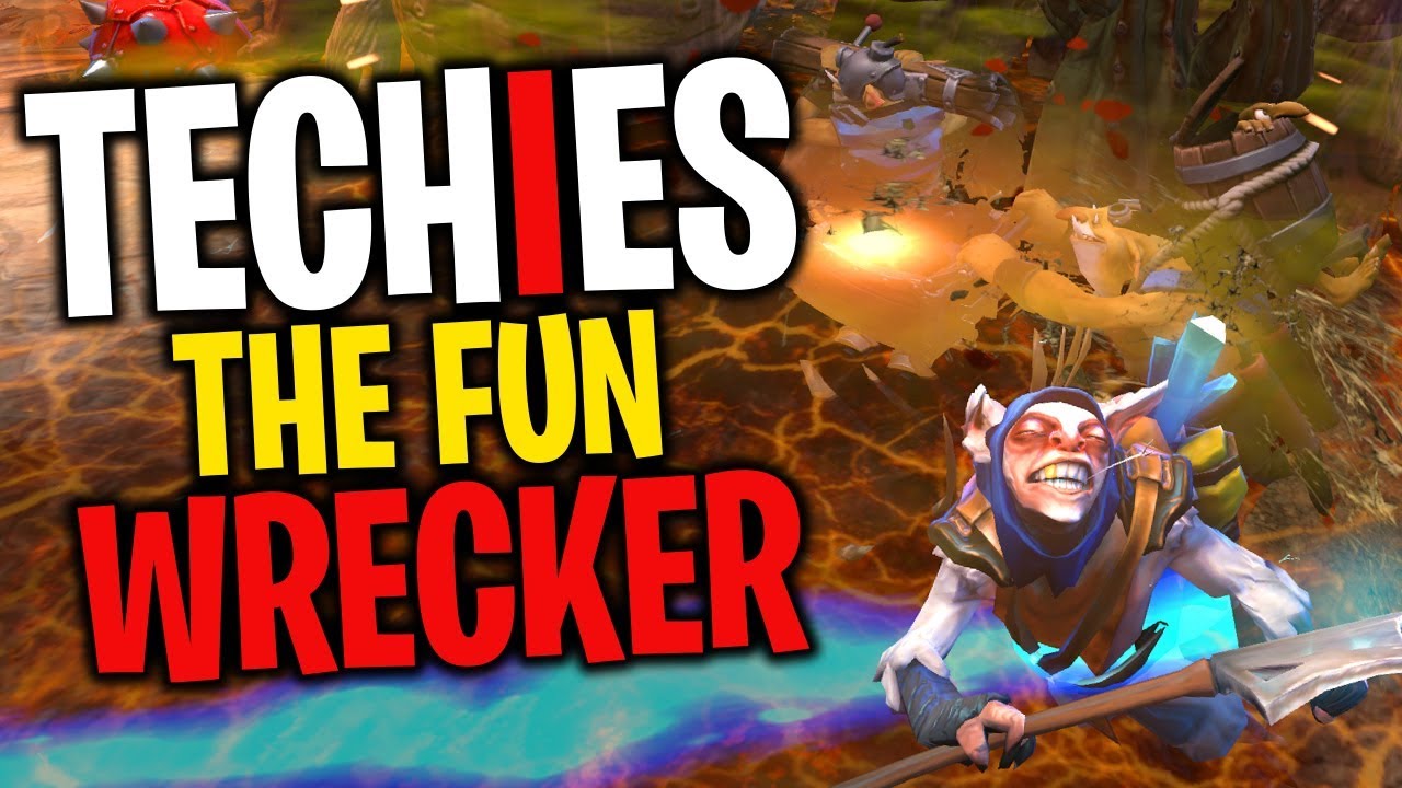 Techies the Fun Wrecker - DotA 2 Funny Moments